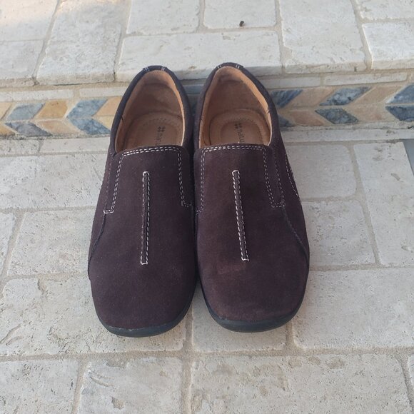 Naturalizer Shoes - Brown Naturalizer Suede Casual Shoes Flats - Size 7